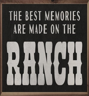 Best Memories On The Ranch Black